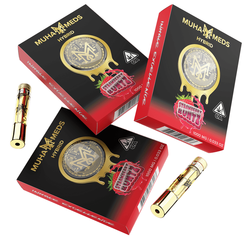 Muhameds Premium Cartridge 1G - Strawberry Runtz - HITC-M-CART-1G-P-STRAWBERRY-RUNTZ