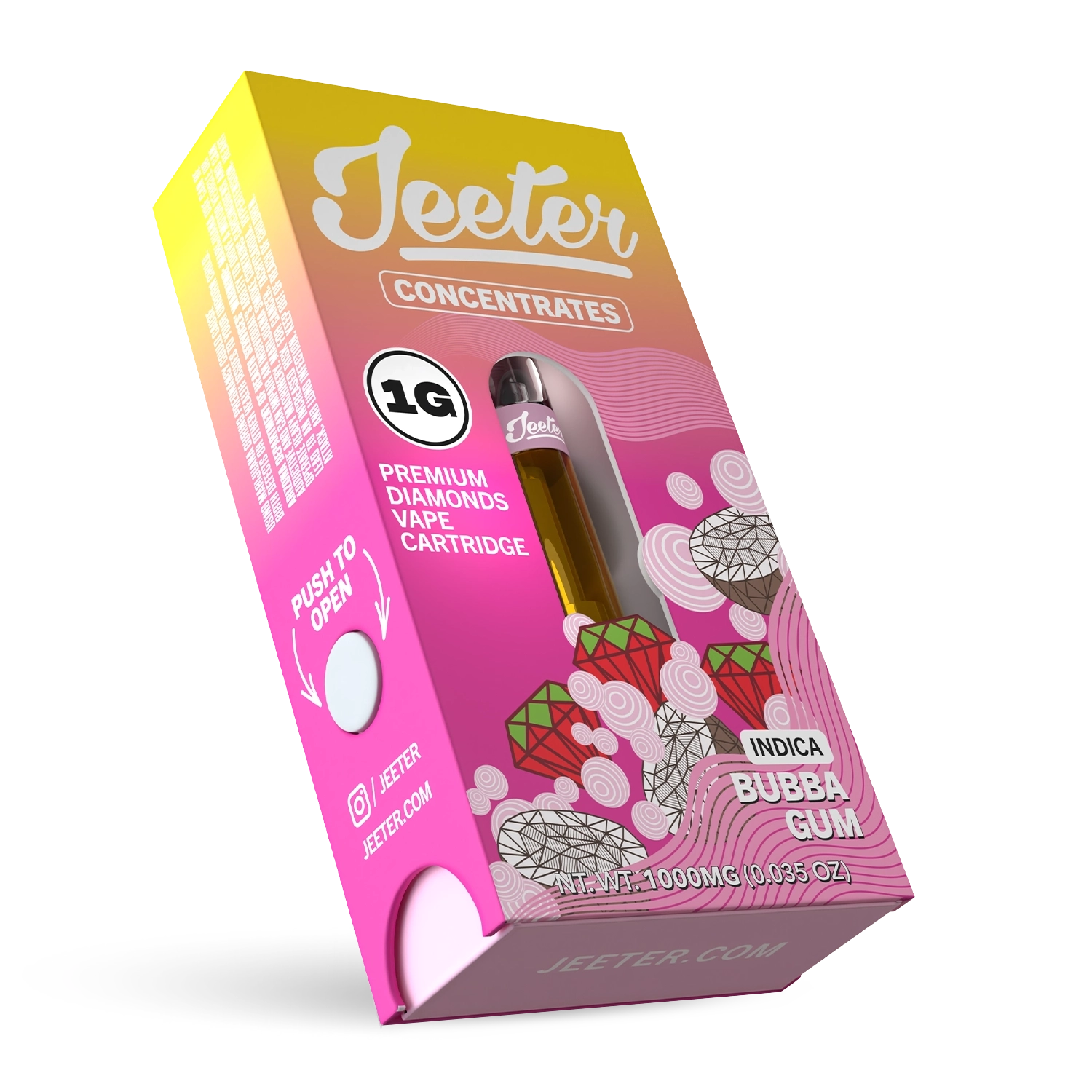 Jeeter Premium Cartridge 1G - Bubba Gum - HITC-J-CART-1G-P-BUBBA-GUM
