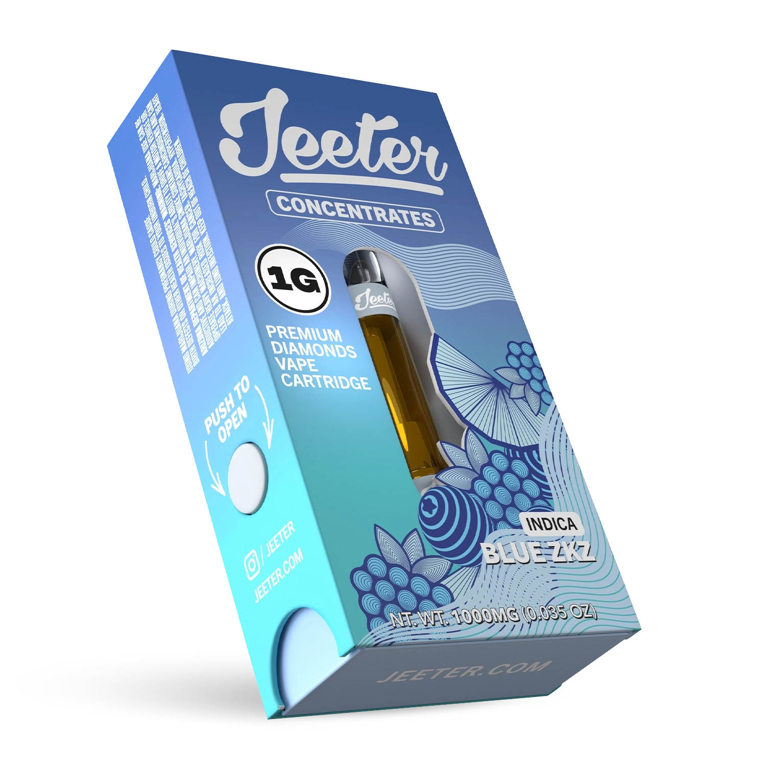 Jeeter Premium Cartridge 1G - Blue ZKZ - HITC-J-CART-1G-P-BLUE-ZKZ