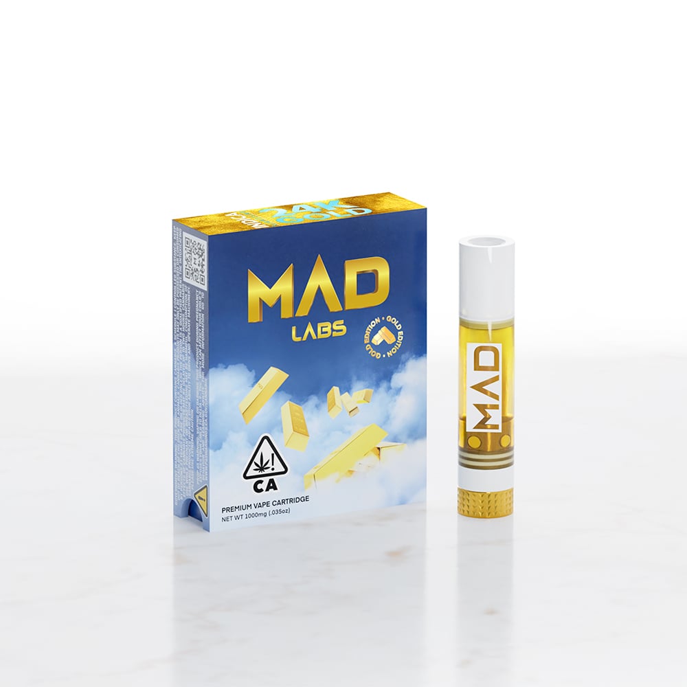 Mad Labs Premium Cartridge 1G - 24k Gold - HITC-ML-CART-1G-P-24K-GOLD
