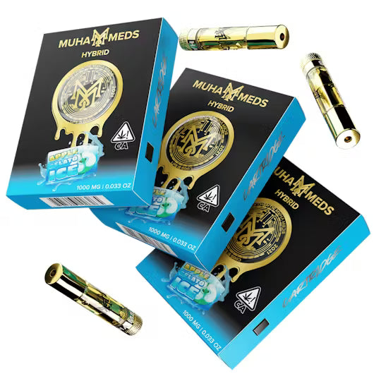Muhameds Premium Cartridge 1G - Apple Gelato Ice - HITC-M-CART-1G-P-APPLE-GELATO-ICE