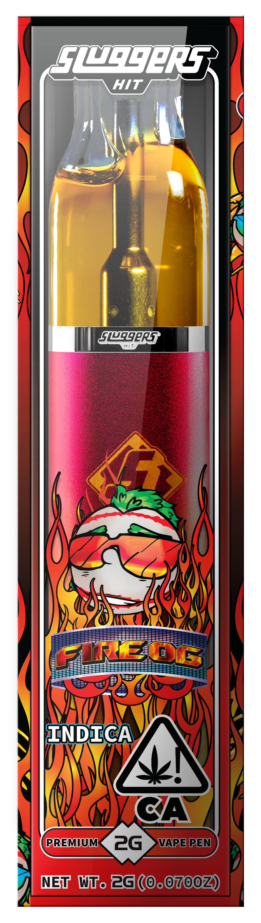Sluggers Premium Disposable 2G - Fire OG - HITC-S-DISP-2G-P-FIRE-OG