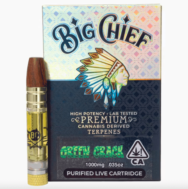 Big Chief Premium Cartridge 1G - Green Crack - HITC-BC-CART-1G-P-GREEN-CRACK