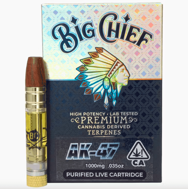 Big Chief Premium Cartridge 1G - AK 47 - HITC-BC-CART-1G-P-AK-47