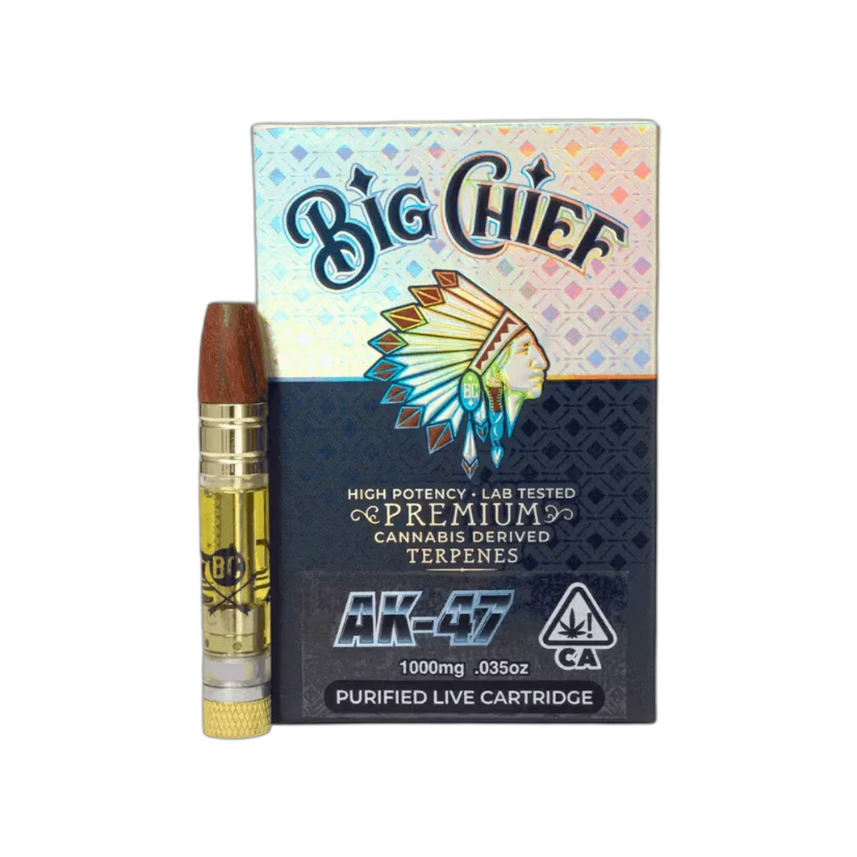 Big Chief Premium Cartridge 1G - AK 47 - HITC-BC-CART-1G-P-AK-47