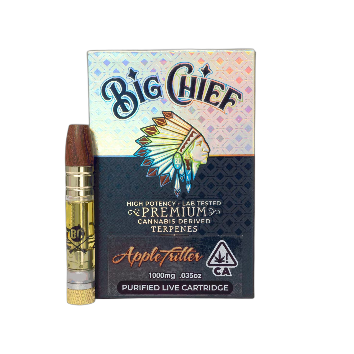 Big Chief Premium Cartridge 1G - Apple Fritter - HITC-BC-CART-1G-P-APPLE-FRITTER