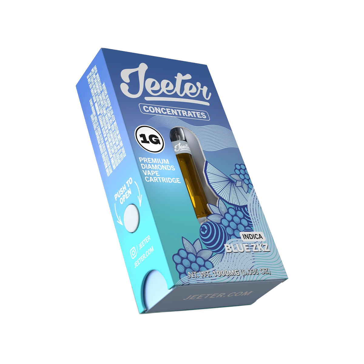 Jeeter Premium Cartridge 1G - Blue ZKZ - HITC-J-CART-1G-P-BLUE-ZKZ