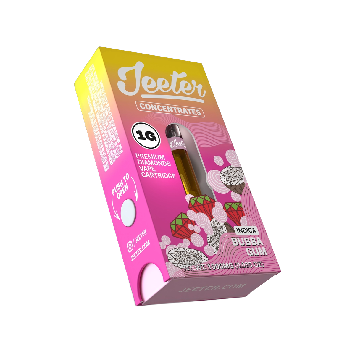 Jeeter Premium Cartridge 1G - Bubba Gum - HITC-J-CART-1G-P-BUBBA-GUM