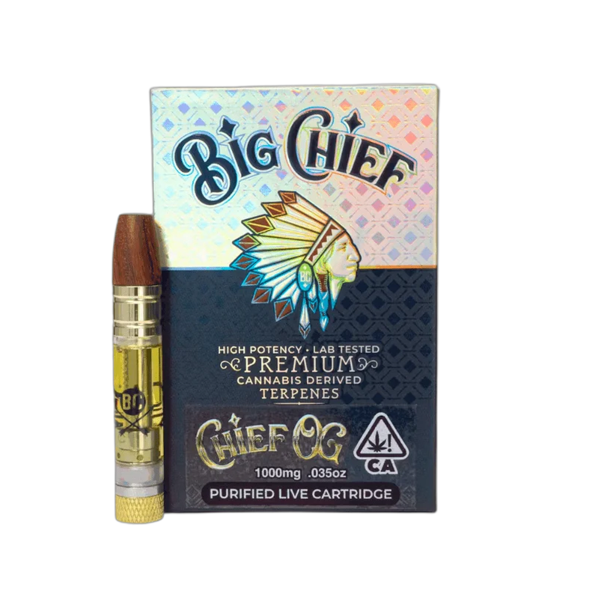 Big Chief Premium Cartridge 1G - Chief OG - HITC-BC-CART-1G-P-CHIEF-OG