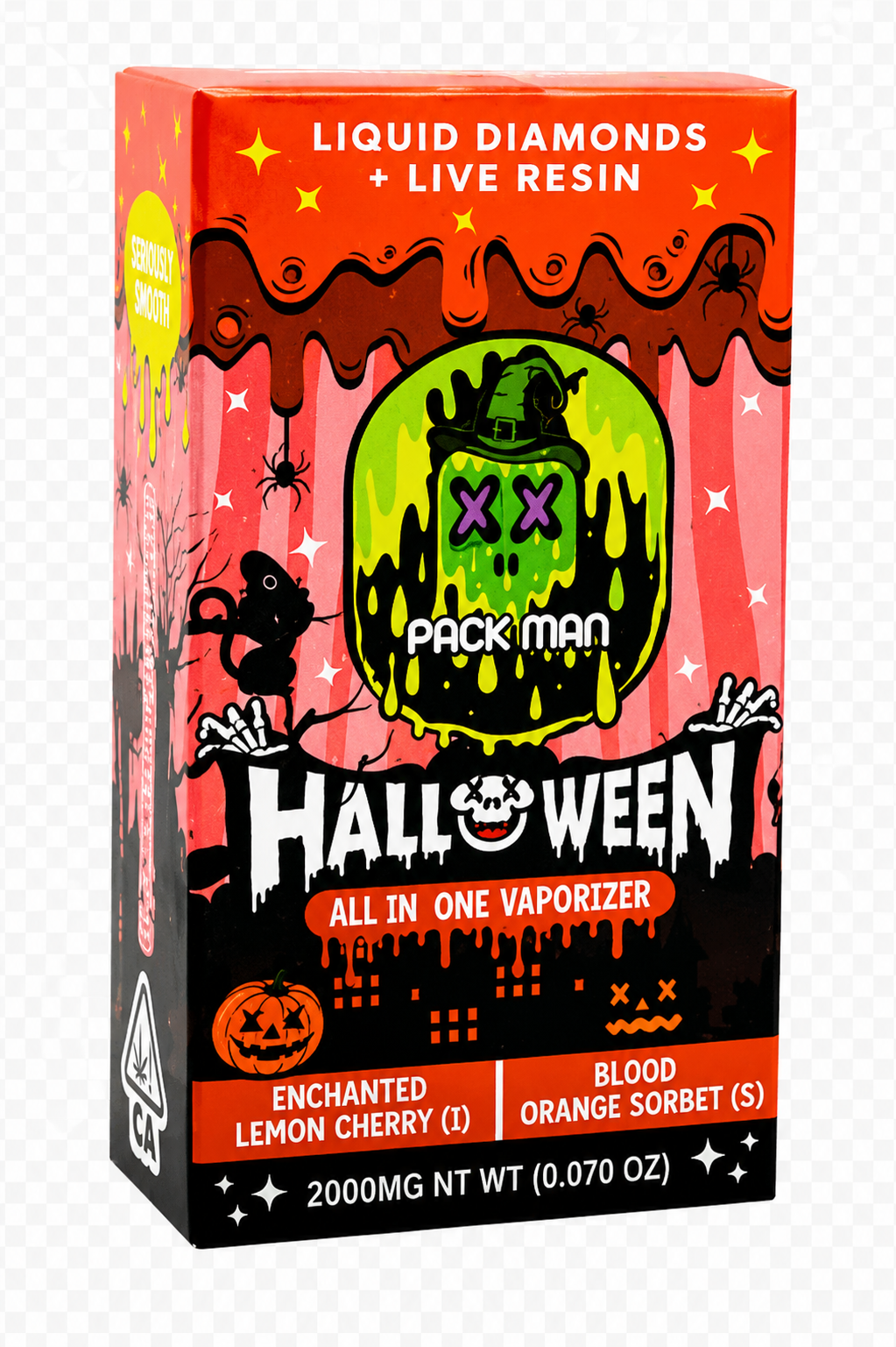 Packman Halloween Premium Disposable 2G - Enchanted Lemon Cherry - HITC-P-DISP-2G-HP-ENCHANTED-LEMON-CHERRY