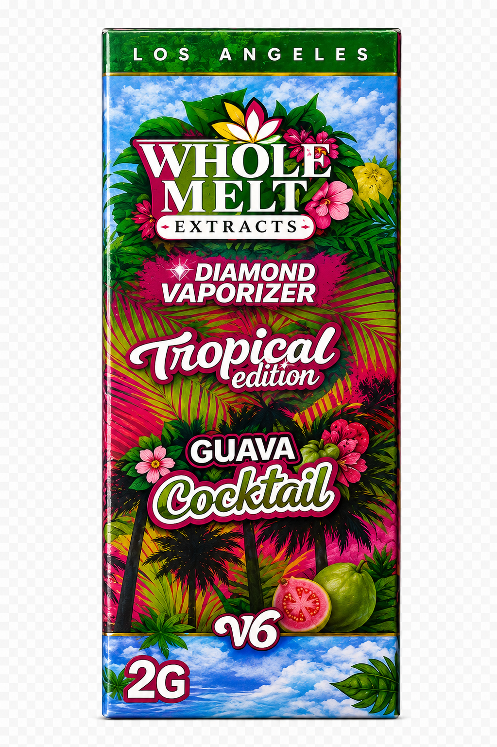 Whole Melt Premium Disposable 2G - Guava Cocktail - HITC-WM-DISP-2G-P-GUAVA-COCKTAIL