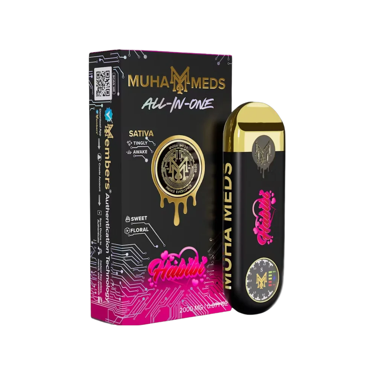 Muhameds AIO Premium Disposable 2G - Habibi - HITC-M-DISP-2G-AP-HABIBI