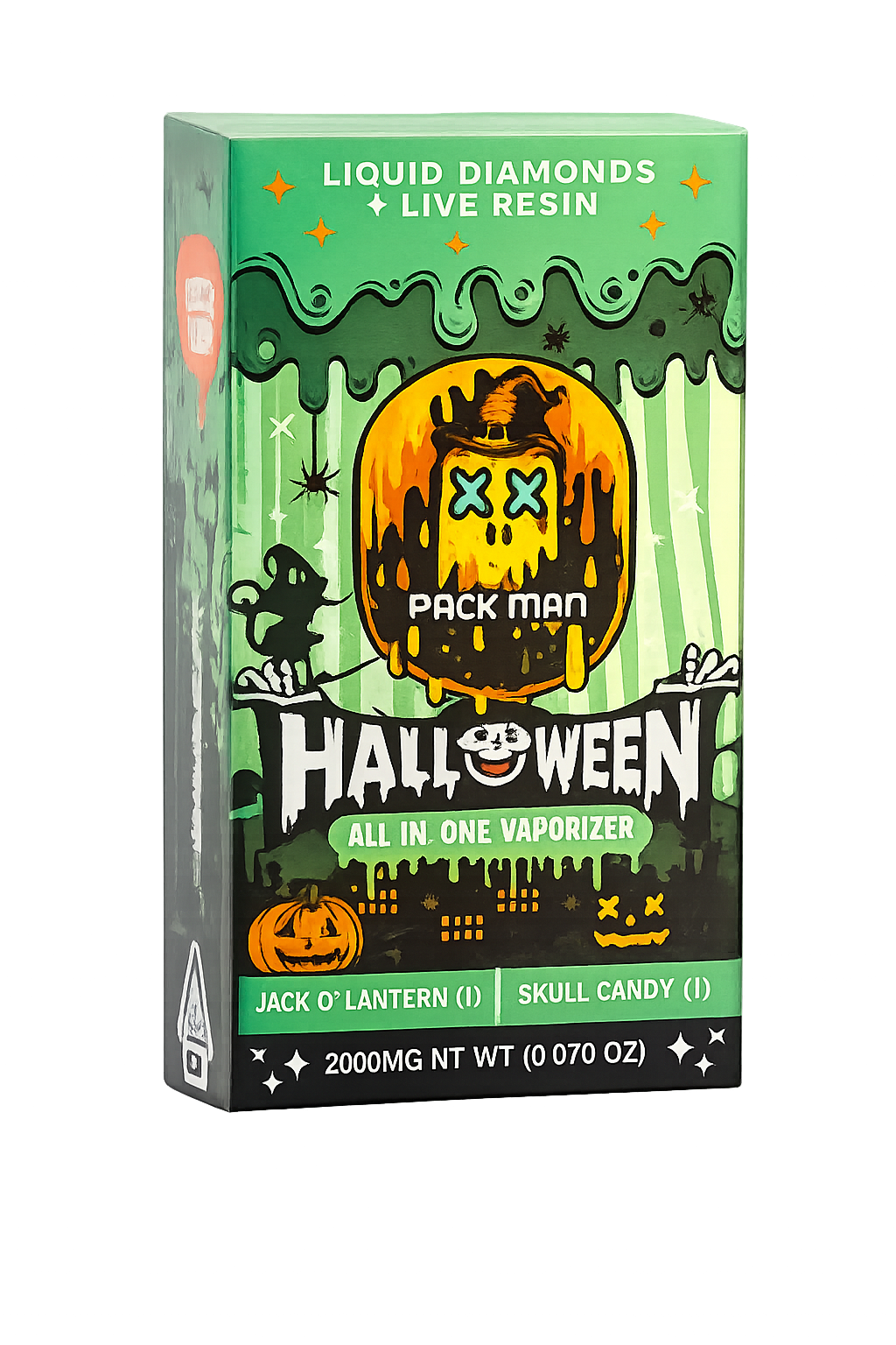 Packman Halloween Premium Disposable 2G - Jack O' Lantern - HITC-P-DISP-2G-HP-JACK-O-LANTERN