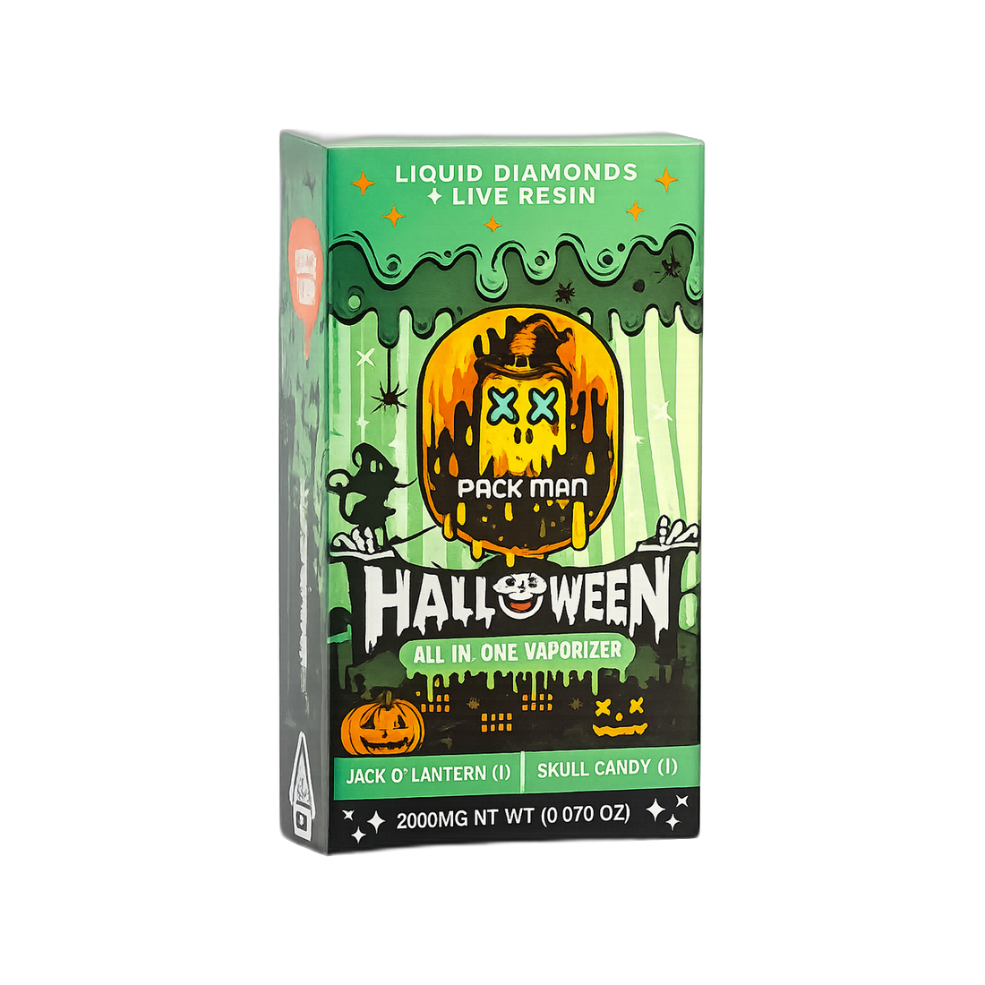 Packman Halloween Premium Disposable 2G - Pumpkin Spice - HITC-P-DISP-2G-HP-PUMPKIN-SPICE