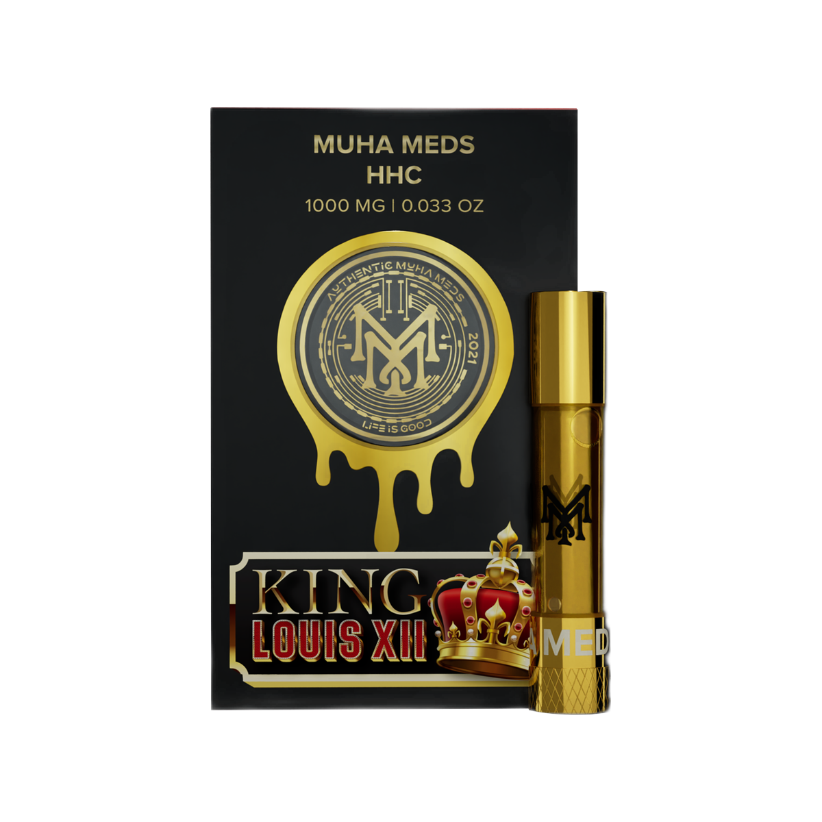Muhameds Premium Cartridge 1G - King Louis XIII - HITC-M-CART-1G-P-KING-LOUIS-XIII