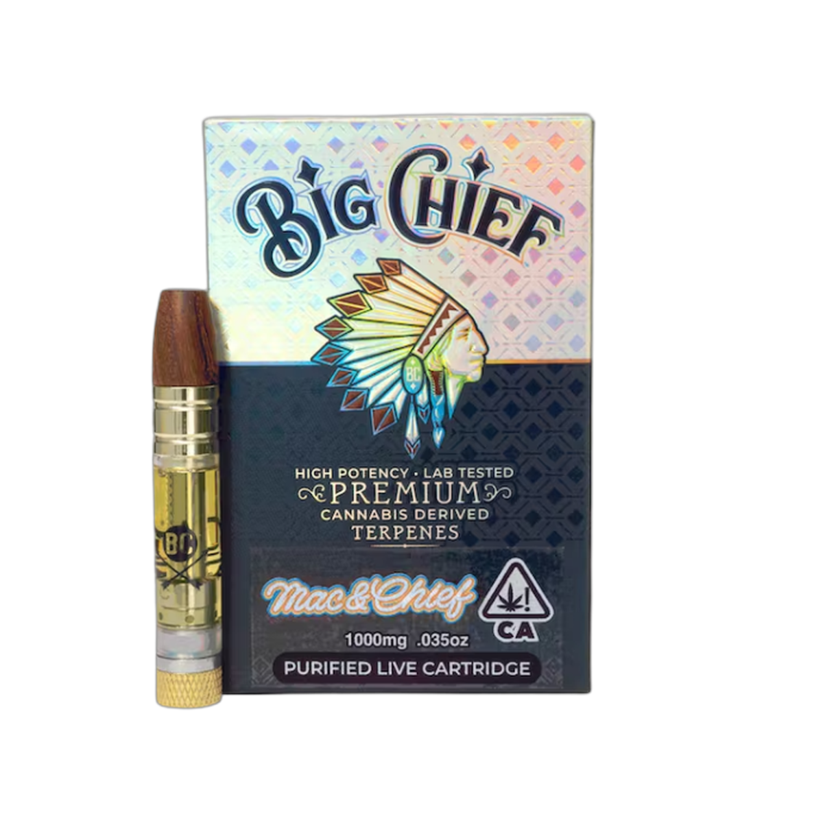 Big Chief Premium Cartridge 1G - Mac & Chief - HITC-BC-CART-1G-P-MAC-AND-CHIEF