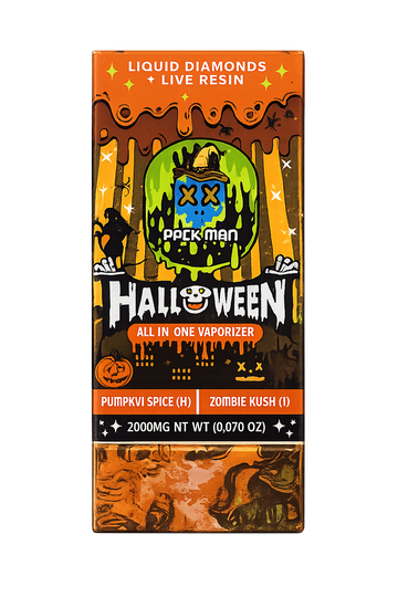 Packman Halloween Premium Disposable 2G - Pumpkin Spice - HITC-P-DISP-2G-HP-PUMPKIN-SPICE