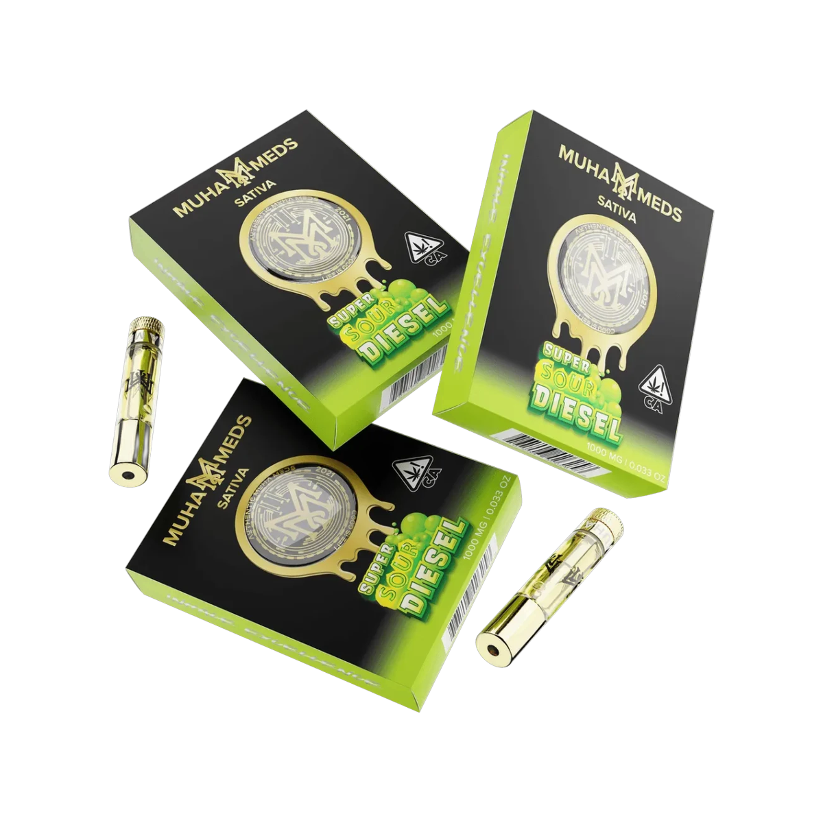 Muhameds Premium Cartridge 1G - Super Sour Diesel - HITC-M-CART-1G-P-SUPER-SOUR-DIESEL