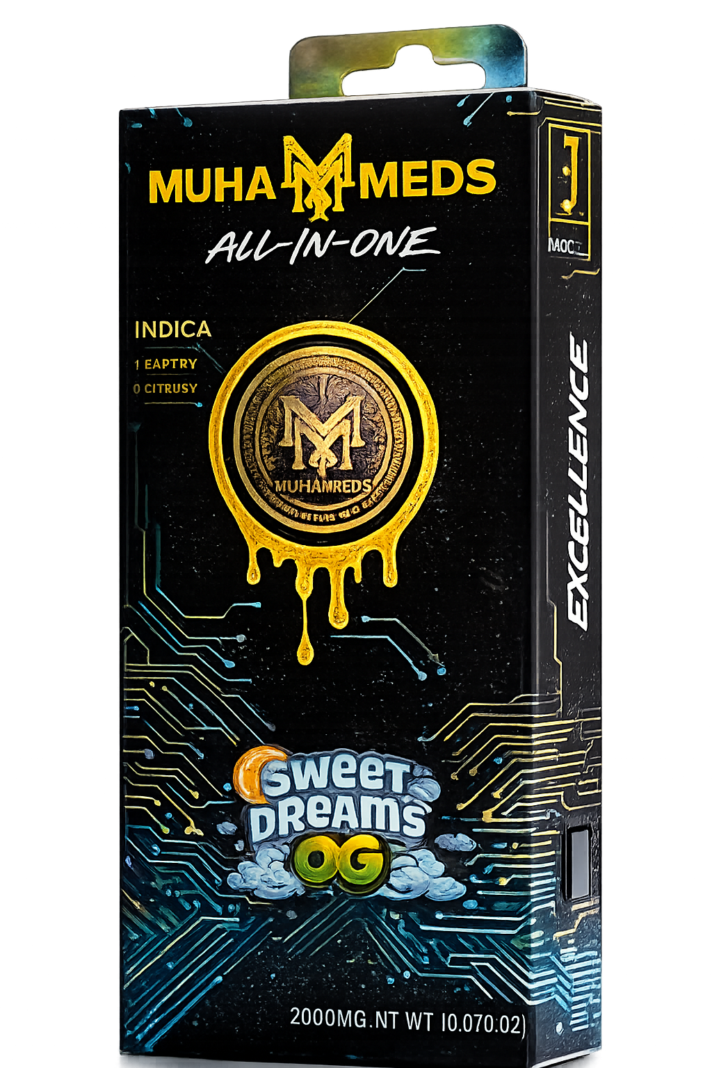 Muhameds AIO Premium Disposable 2G - Sweet Dreams OG - HITC-M-DISP-2G-AP-SWEET-DREAMS-OG