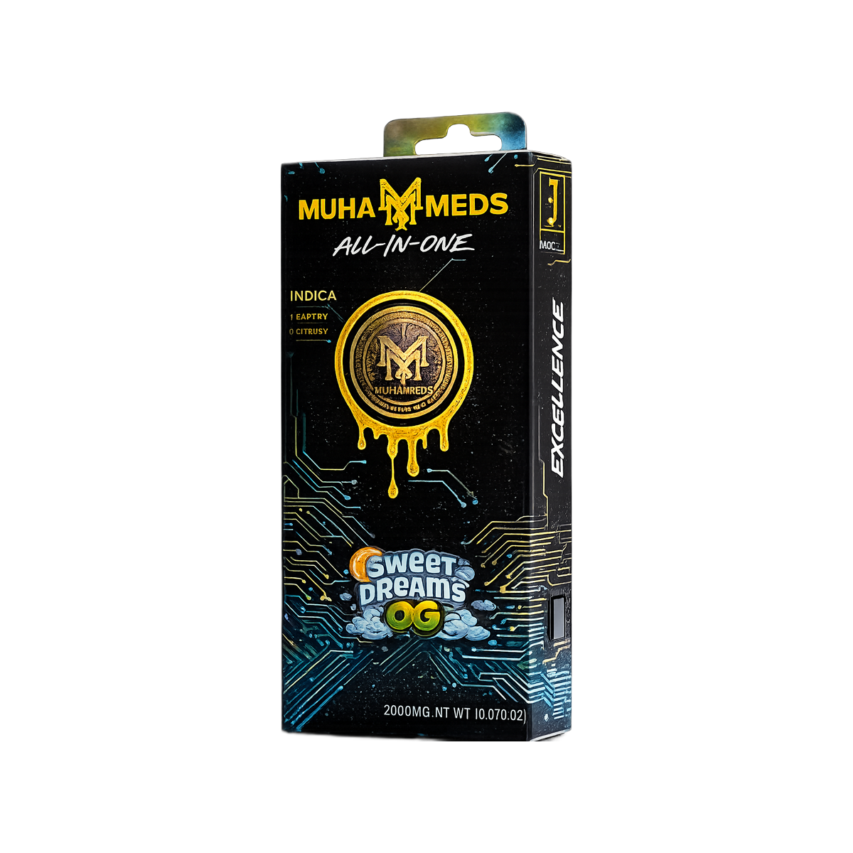 Muhameds AIO Premium Disposable 2G - Sweet Dreams OG - HITC-M-DISP-2G-AP-SWEET-DREAMS-OG