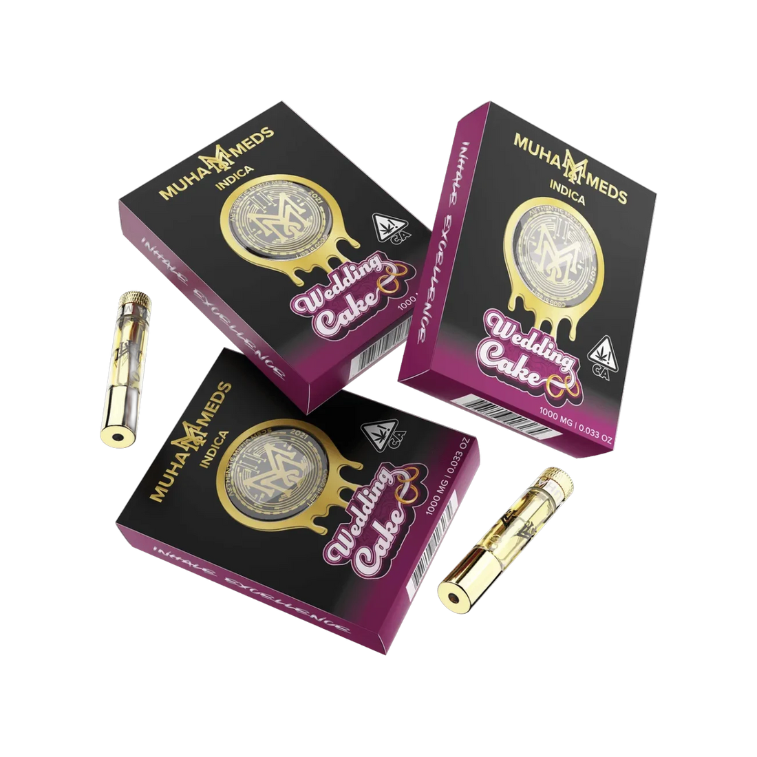 Muhameds Premium Cartridge 1G - Wedding Cake - HITC-M-CART-1G-P-WEDDING-CAKE