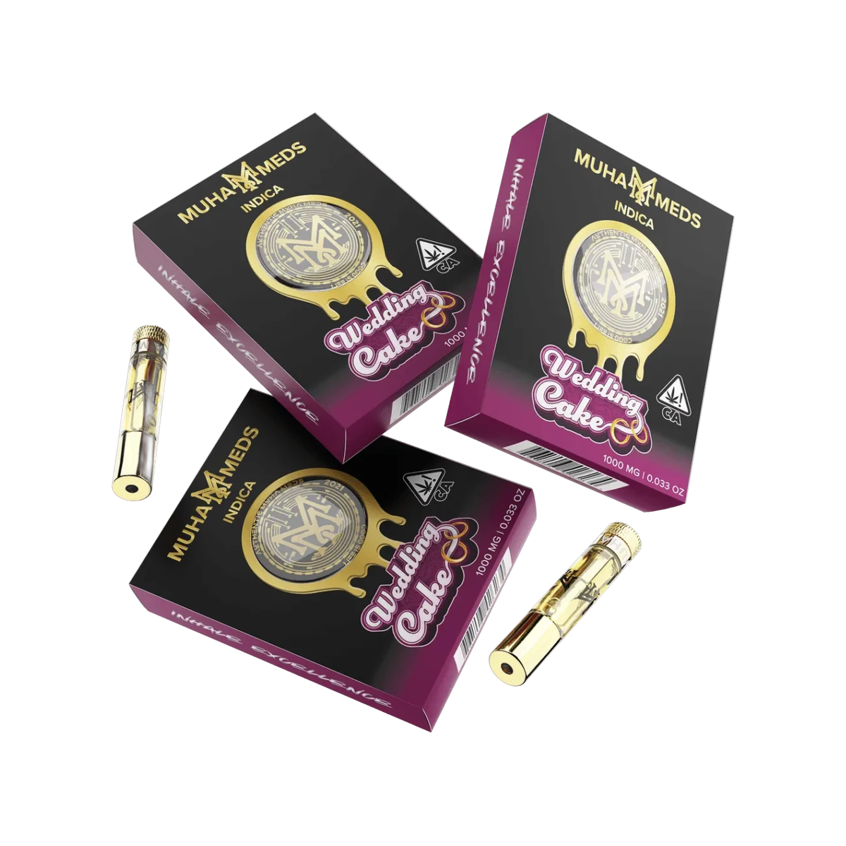 Muhameds Premium Cartridge 1G - Wedding Cake - HITC-M-CART-1G-P-WEDDING-CAKE
